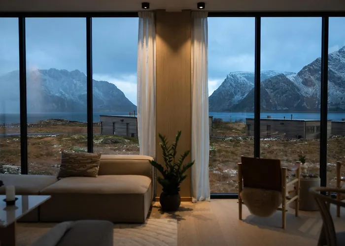 بيت للعطل Lyngvaer Arctic - Jacuzzi & Sauna - No 14 *